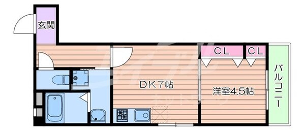 フジパレス摂津香露園の物件間取画像